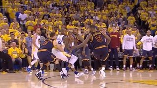 Matthew Dellavedova Thumps Andre Iguodala In The Dick And Balls